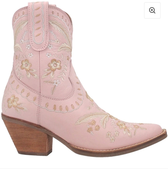 DINGO Primrose Western Boot Pink - Picture 2 of 5
